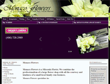 Tablet Screenshot of monacoflowersandgiftbaskets.com